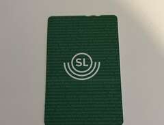 SL årsbiljett/kort
