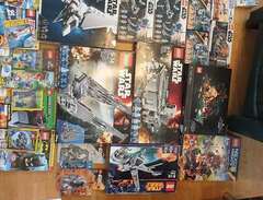 säljes olika star wars lego...
