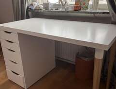 Skrivbord med hurts från Ikea