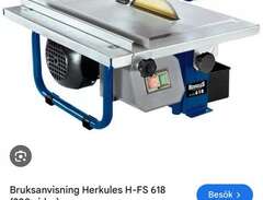 Kakelsåg Herkules H-FS 618