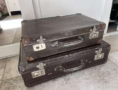 2 vintage resväska