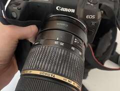 Canon eos R med två objektiv