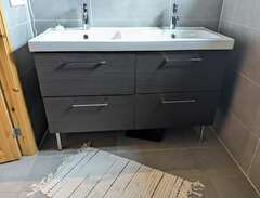 IKEA dubbel tvättställ 120...