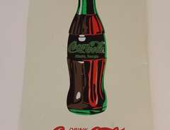 Coca Cola skylt i plåt - retro