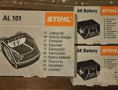 Batterier Stihl AK 10 + Bat...
