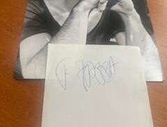 Autograf Frank Zappa