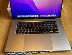 Macbook Pro 16" 2019 med sp...