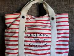 Lexington Beach Bag vit röd