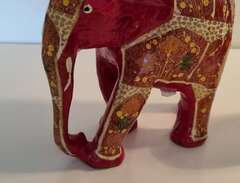 Handmålade Indiska Elefanter