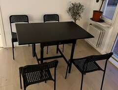 IKEA klaffbord och stolar
