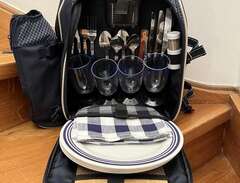 Picknick ryggsäck för 4 per...