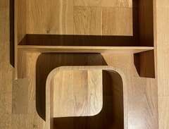 Laminat/plywood hyllor