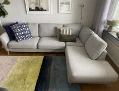 3-sits soffa med divan höger