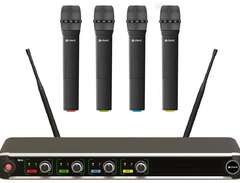 4 trådlösa PRO mikrofoner 1...