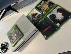 Xbox One S + spel (se bilder)