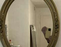 Spegel Oval ” trä/ mått