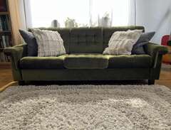 Grön soffa