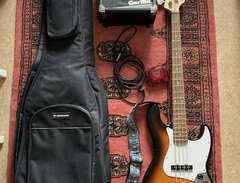 Fender Squier Jazz bass (el...