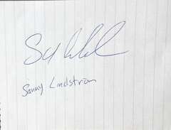 Autograf Sanny Lindström Is...