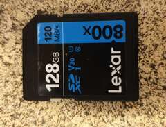 Snabbt SDkort Lexar 128 GB