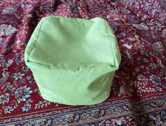 Lime grön kvadrat saccosäck...