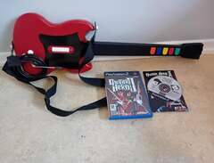 Ps2 Guitar Hero 2 Gitarr &...