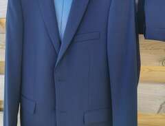 Marinblå Kostym