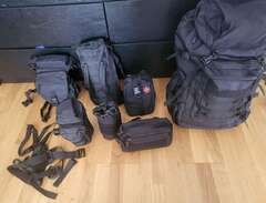 Camping/vandring väskor set