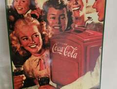 Coca Cola Plåtskylt i Stl:...