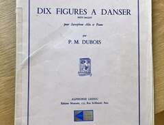 Noter till saxofon ”Dix Fig...