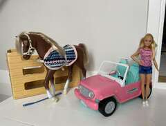 Barbiebil och häst "Our Gen...