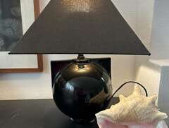 Ikea 80-tal: svart bordslampa