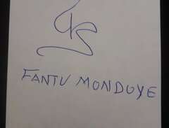 Autograf Fantu Mondoye