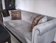 chesterfield soffa & fåtölj