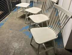 4 vita stolar från Fogelmarck