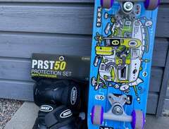Skateboard och helt nya skydd