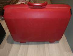Samsonite liten röd resväsk...