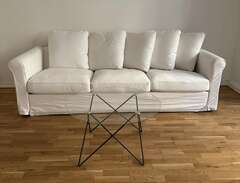 Grönlid vit 3-sits soffa. N...