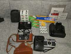 Leica C1, Nikon F100, Fed 5...