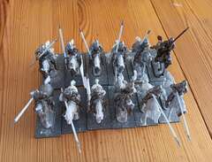 12 cavalry with lances, War...
