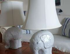 Två Elefant bordslampor