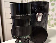 Canon FD 500mm f/8 reflex lens