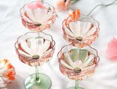 Champagneglas Blomma 4 st