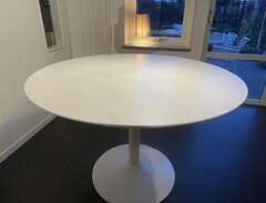 Matbord vit 110 i diameter