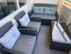 Loungeset/balkong möbler