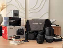 Canon EOS 550D med tillbehör