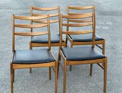 4 danska 60 tals-stolar