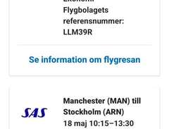 Flygbiljetter tor Arlanda-M...