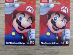 Nintendo e-shop 300 kr