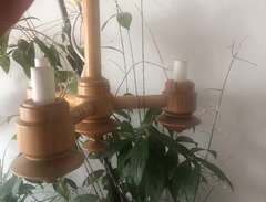 vintage wood lampa